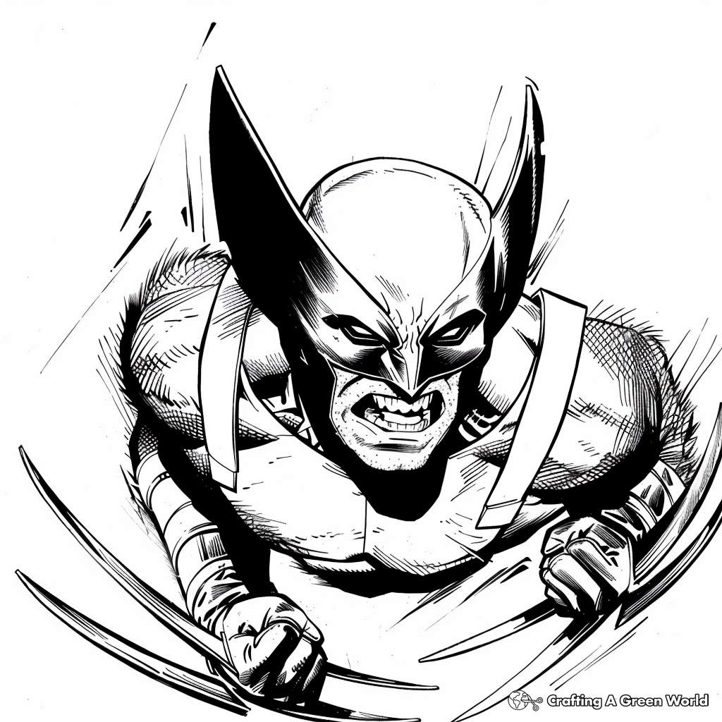 wolverine coloring pages wolverine coloring pages