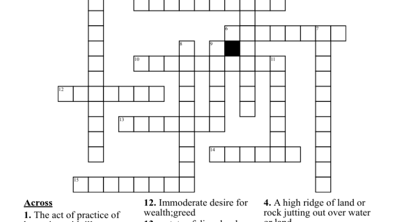 Word Bank Promontory Parley Gossamer ductile Expostulate propitious usurer avarice Persecution melancholy subservient corroborating anarchy iniquity covenanted Crossword WordMint